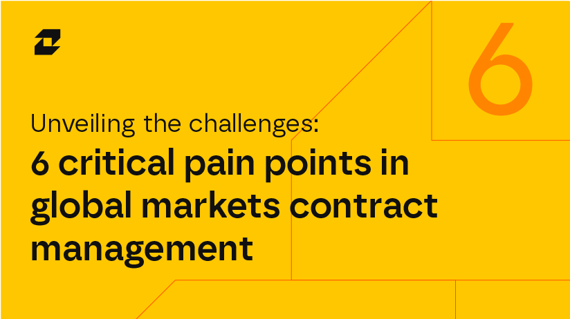 Global markets contract management